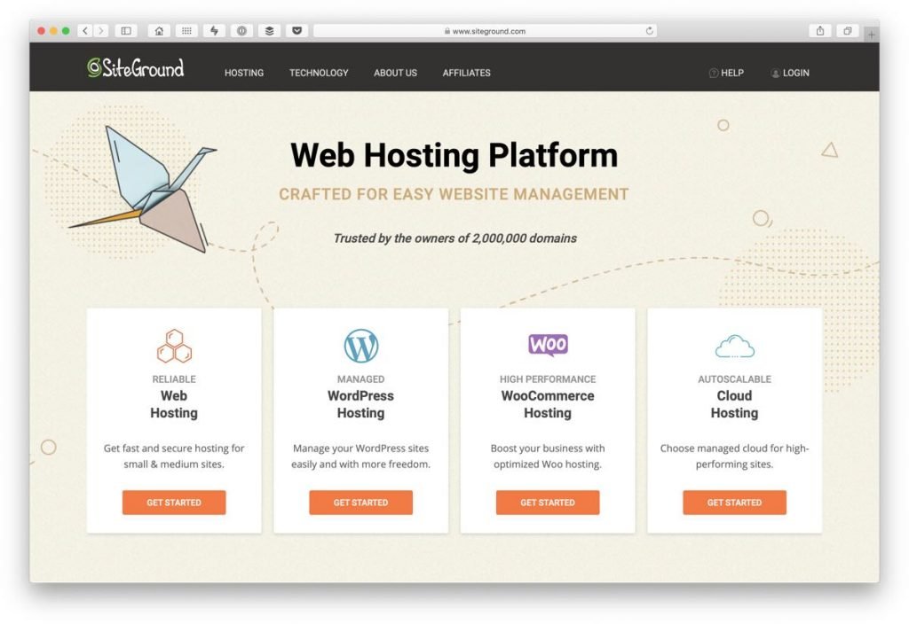 Quality hosting for WordPress
